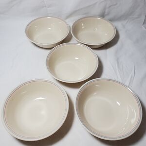 Corelle Vintage Corning Ware Colonial Blue Soup Salad Cereal Bowls, Set of 5